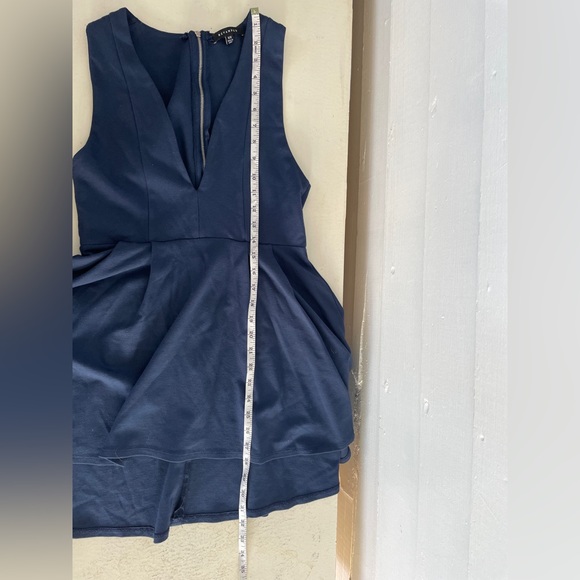 Blue High/Low Revamped Tunic/Dress - Picture 9 of 9